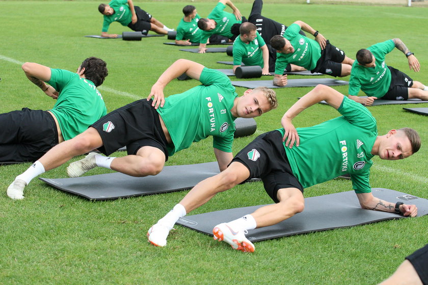 Pilka nozna. Ekstraklasa. Legia Warszawa. Zgrupowanie w Warce. 18.06.2018