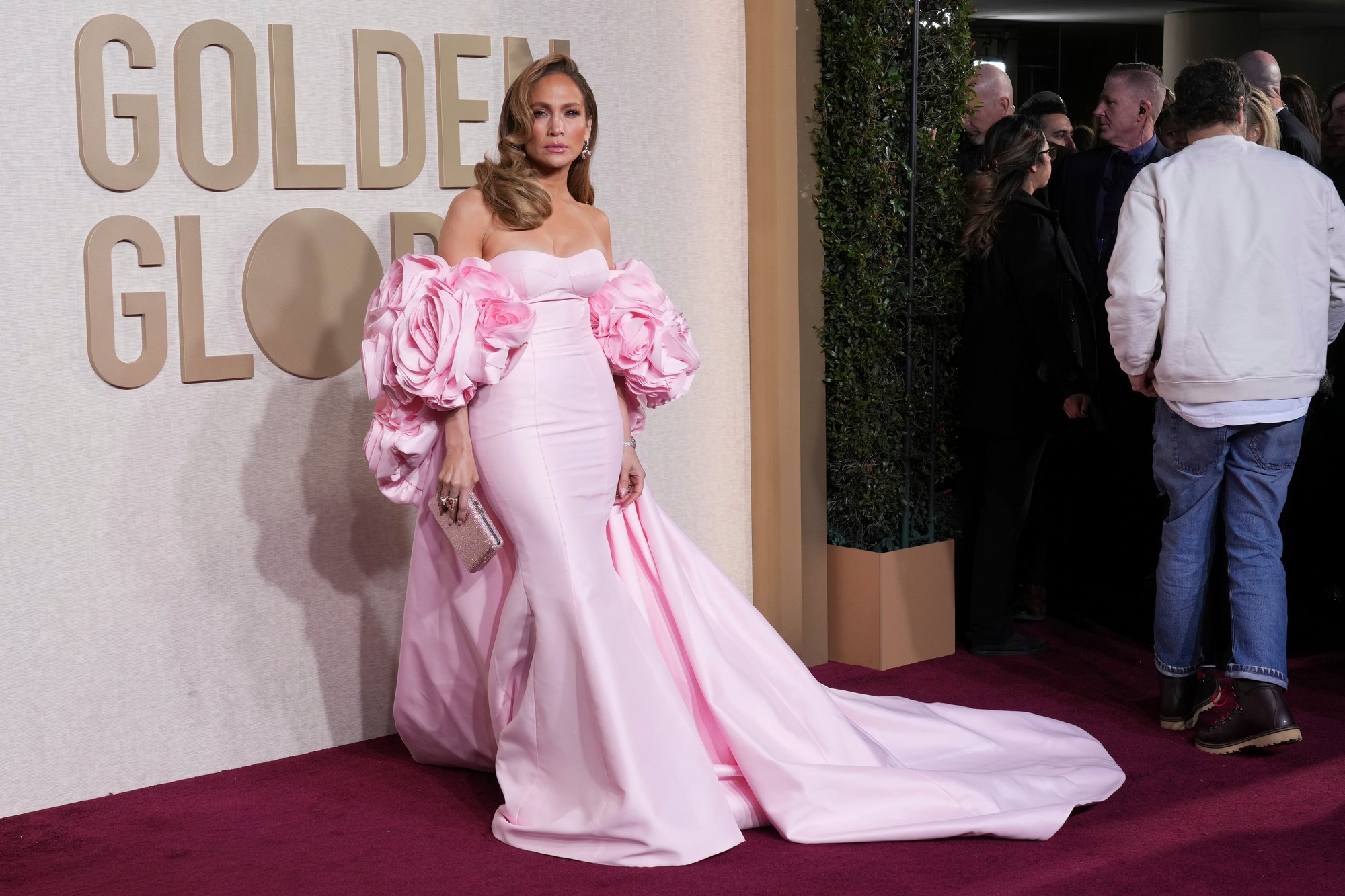 Jennifer Lopez na Zlatých glóbusoch.