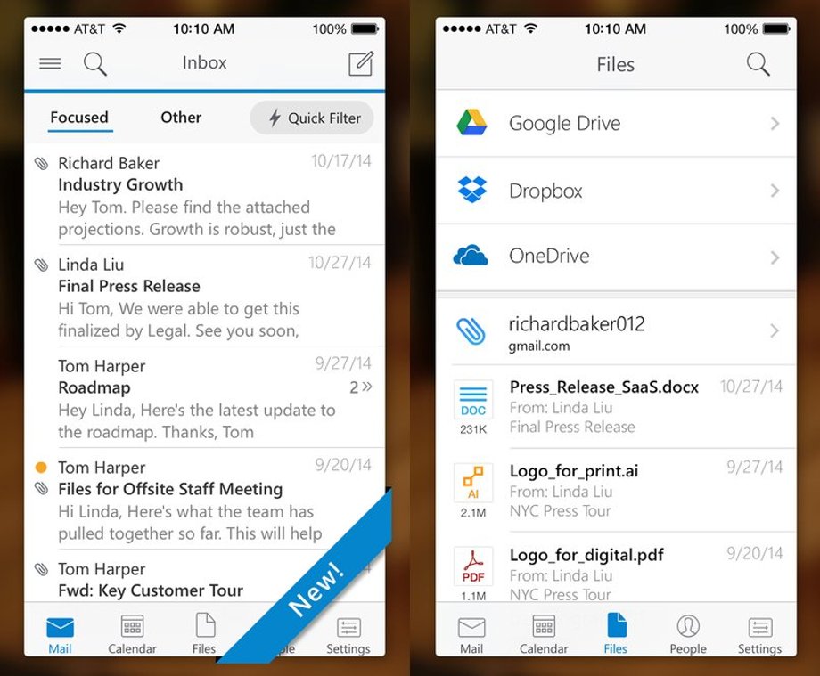 Apple Mail i Microsoft Outlook