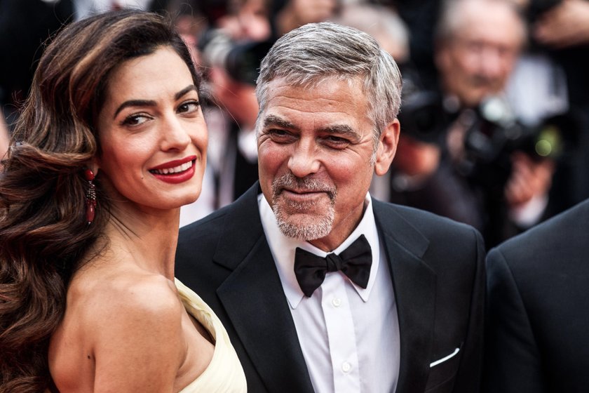 George Clooney z żoną