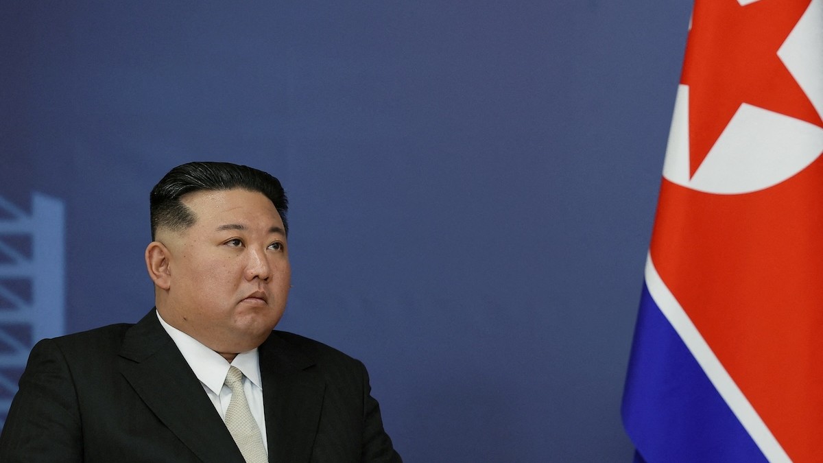 Severokórejský vodca Kim Čong-un.
