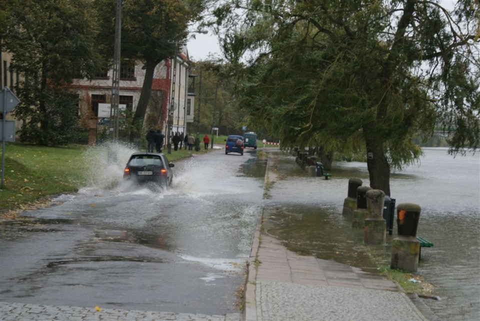 Podtopienia w Elblągu