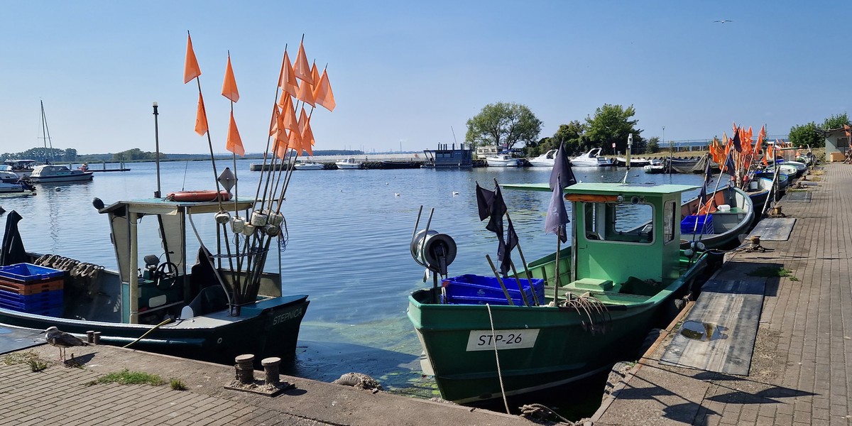 Kutry nad Zalewem Szczecińskim nie wychodzą na połów.