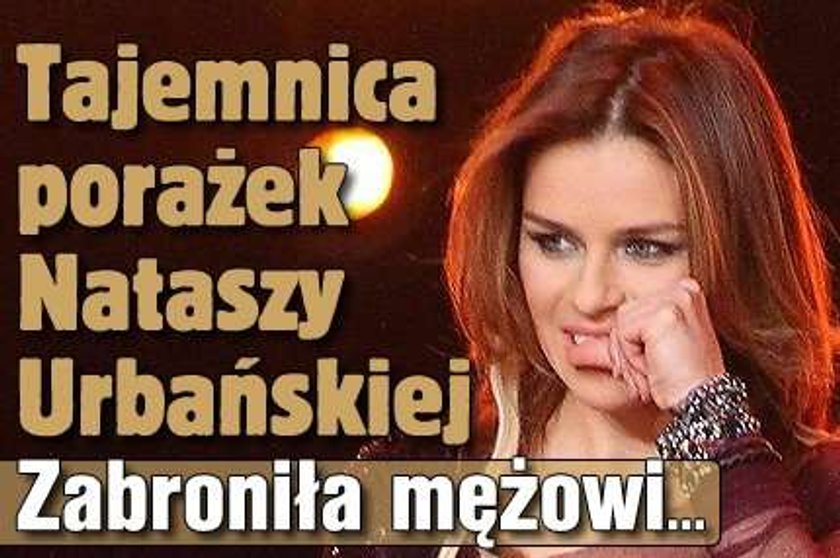 Tajemnica porażek Urbańskiej. Zabroniła mężowi...