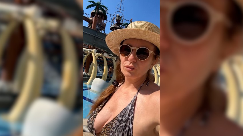 Viki Miljković na letovanju