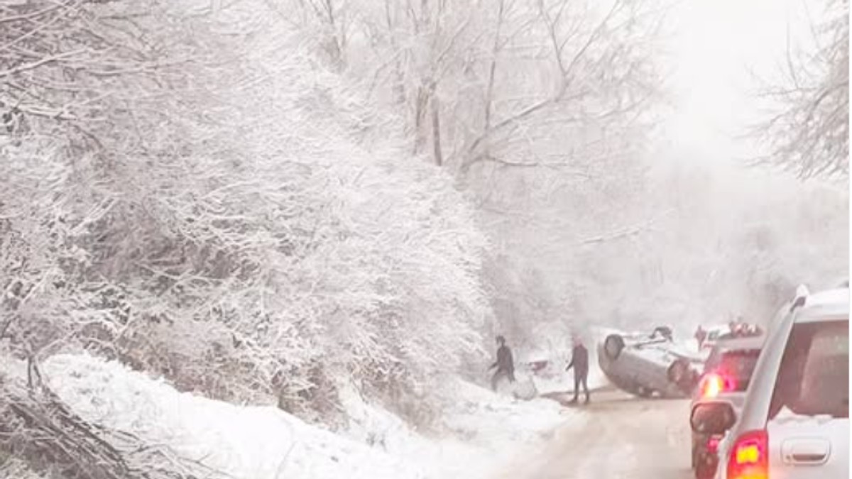 Automobil se prevrnuo kod Lunovog sela