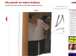 Pasek na miarę dla posła Kalisza