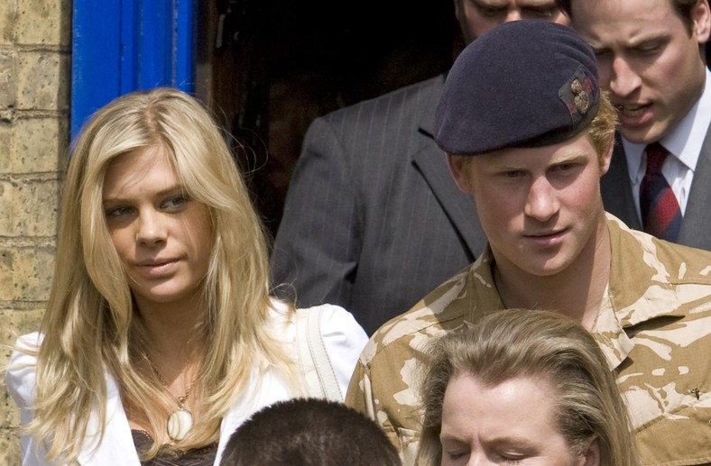 Książę Harry i Chelsy Davy w 2008 r.