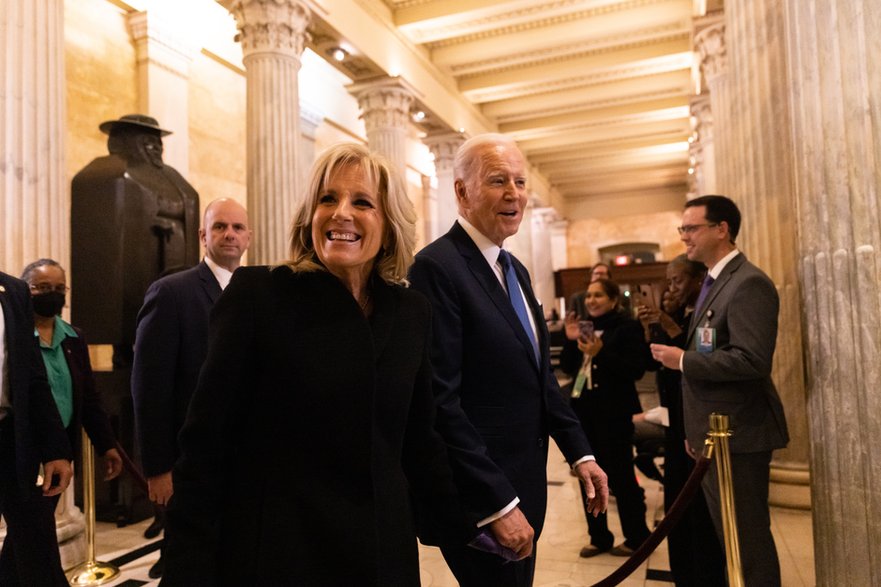 Prezydent USA Joe Biden i pierwsza dama Jill Biden