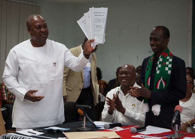 John Mahama and Asiedu Nketia