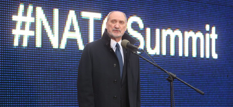 Macierewicz przed szczytem NATO: Mamy podstawy czuć się bezpiecznie