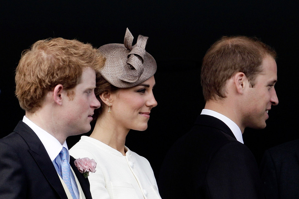 Książę Hary, księżna Catherine i książę William
