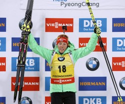 PŚ w biathlonie: Hojnisz 12. w sprincie, triumf Dahlmeier