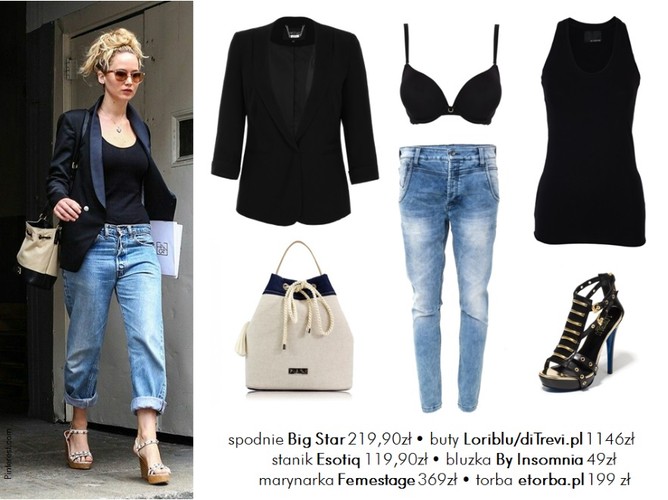 STYLIZACJE inspirowane Jennifer Lawrence