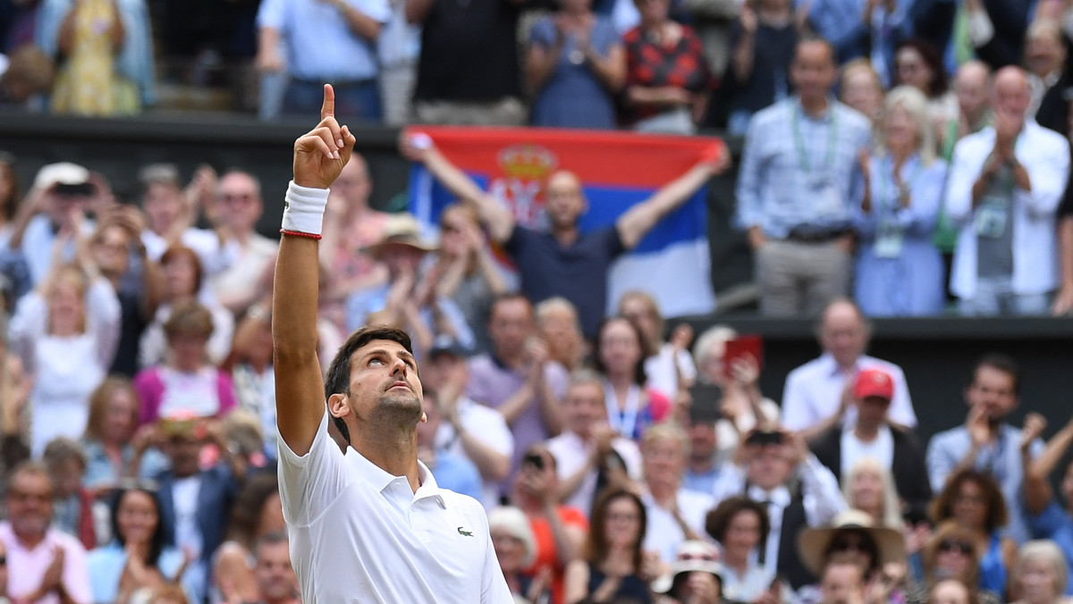 Novak Djoković wygrał z Rogerem Federerem w finale Wimbledonu
