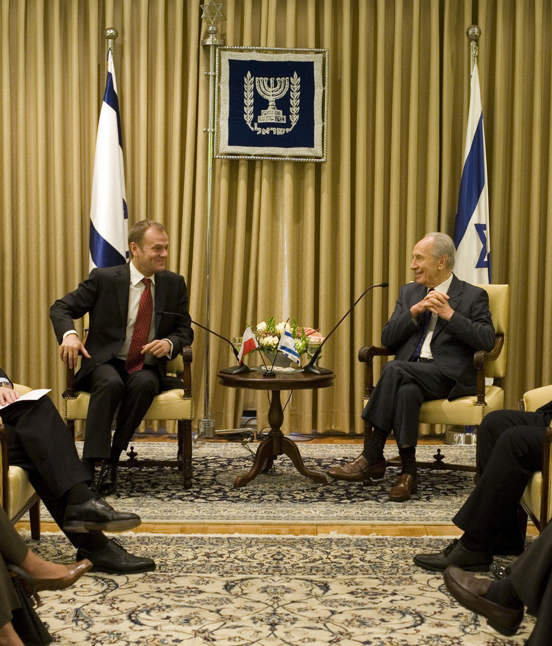 Premier Tusk z wizytą w Jerozolimie