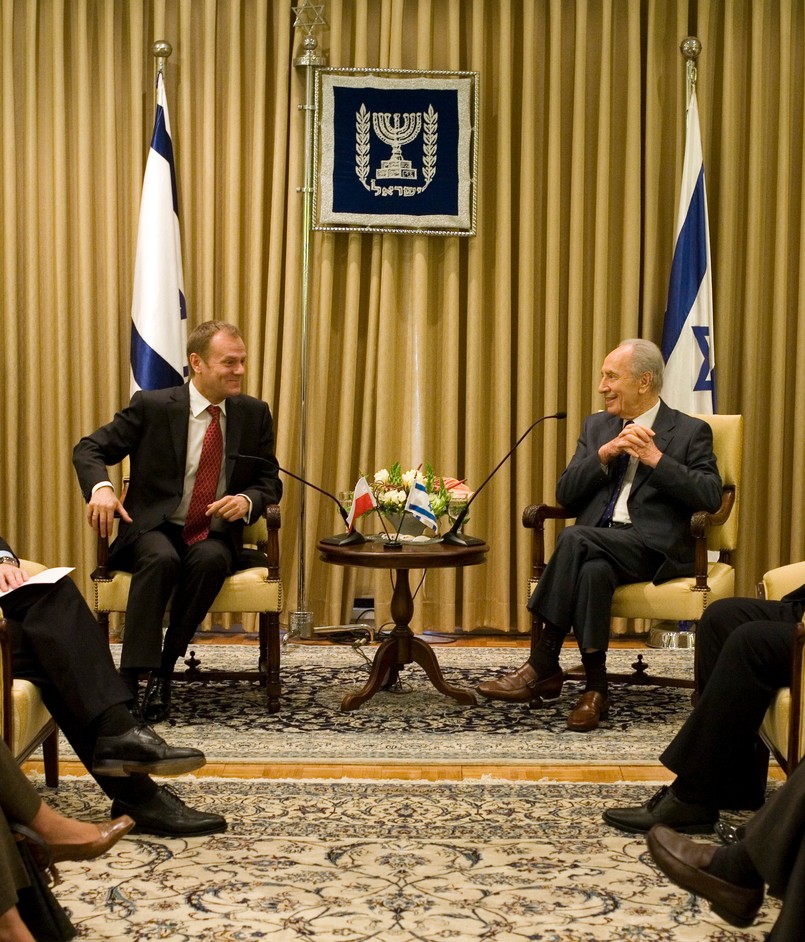 Premier Tusk z wizytą w Jerozolimie