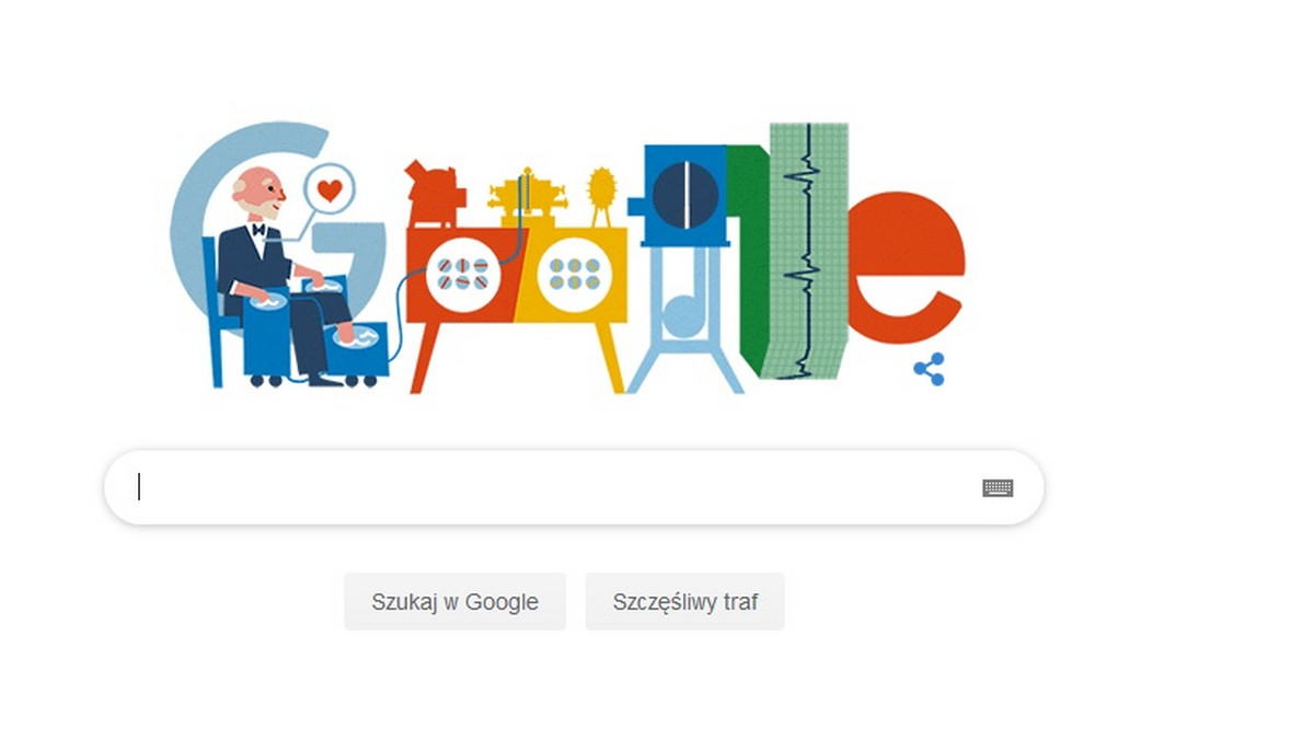 Willem Einthoven w Google Doodle. Rocznica urodzin wynalazcy