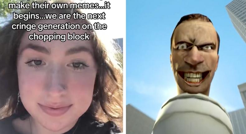 Skibidi Toilet is one of the newest memes causing confusion among members of Gen Z.@thehannahmichelle, @defuqboomofficial / TikTok