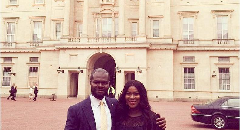 Stephanie Linus and husband