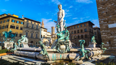 Niemiecki turysta uszkodził fontannę we Florencji
