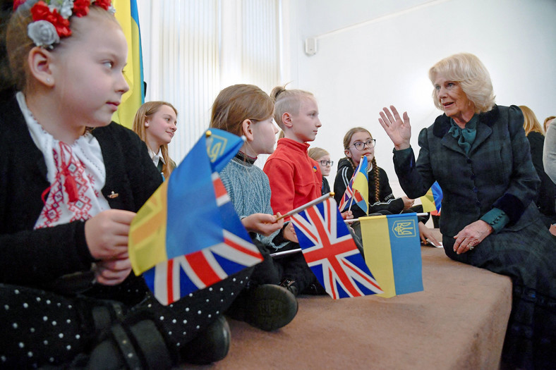 Camilla Parker-Bowles na spotkaniu z ukraińską społecznością mieszkającą w Wielkiej Brytanii