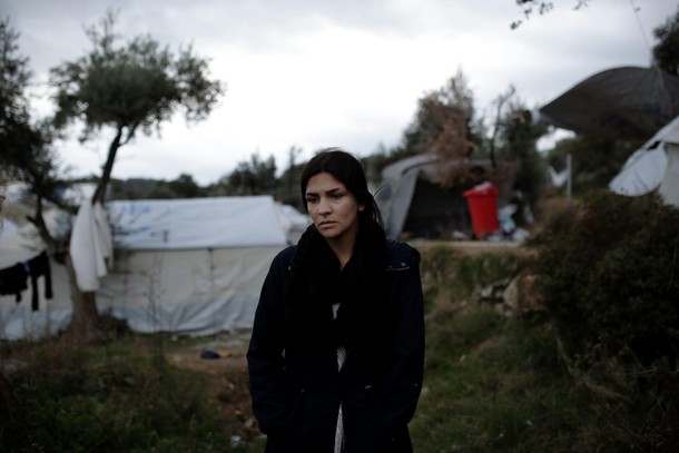 The Wider Image: The Greek island holding back a human tide