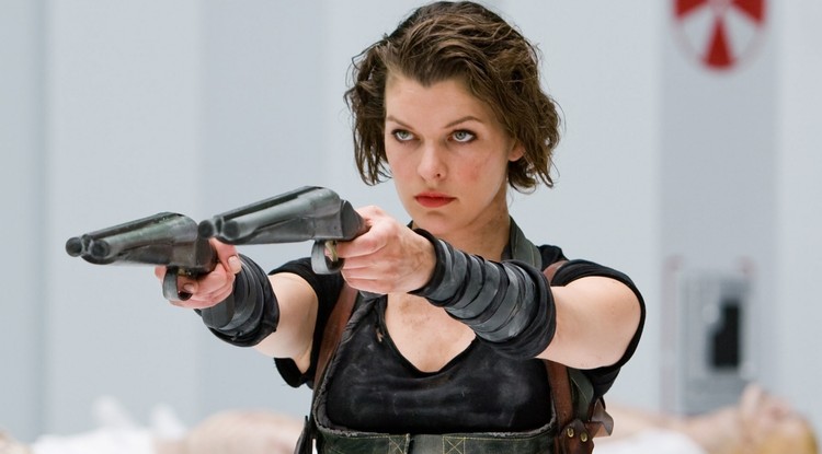 Milla Jovovich A kaptár-szériában.