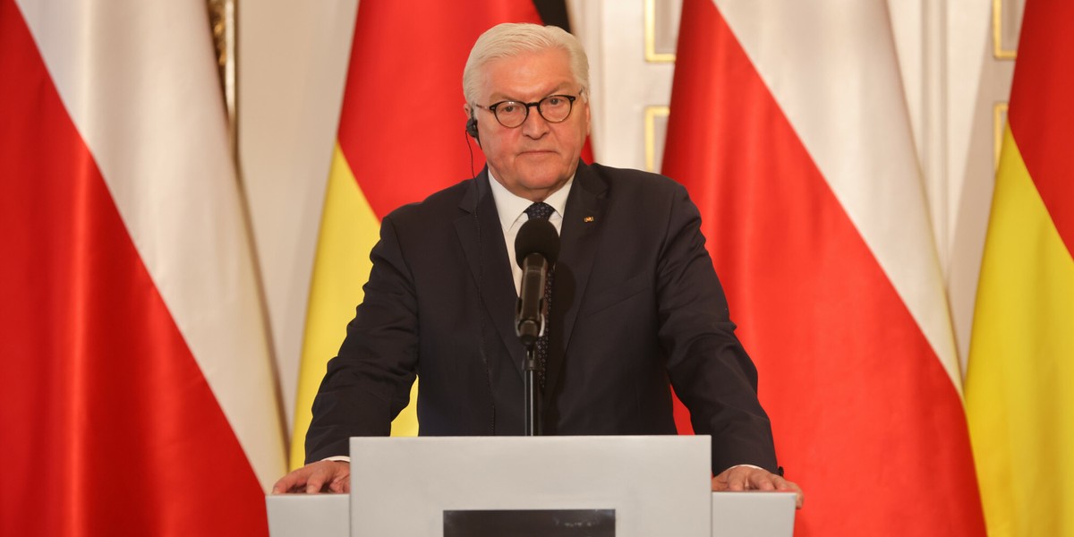 Prezydent Niemiec Frank-Walter Steinmeier. 