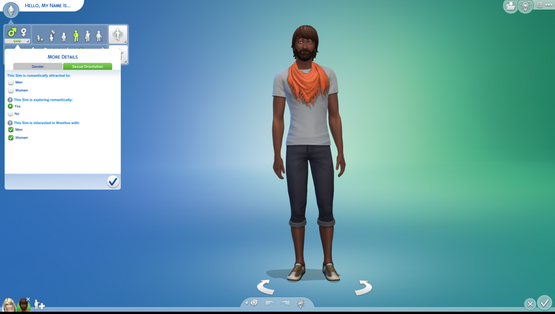 The Sims 4 – wybór opcji związanych z orientacją seksualną