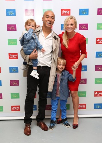 Emma Bunton z rodziną