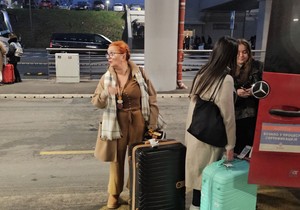 Tanja Bošković na aerodromu