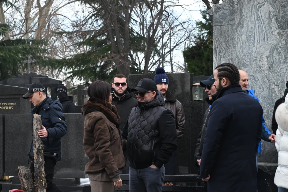 Nebojša Stojković Stojke na pomenu Željku Ražnatoviću Arkanu