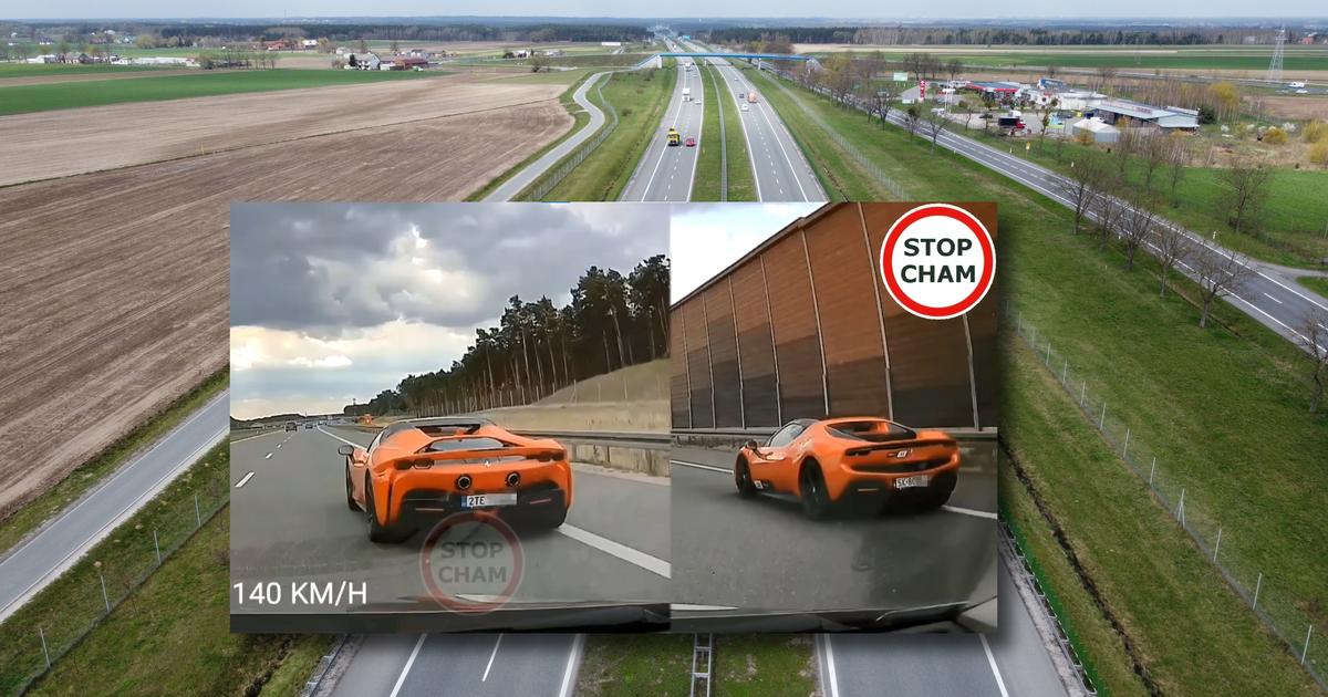  Wyścig dwóch Ferrari na autostradzie A1. Tragedia wisiała w powietrzu WIDEO