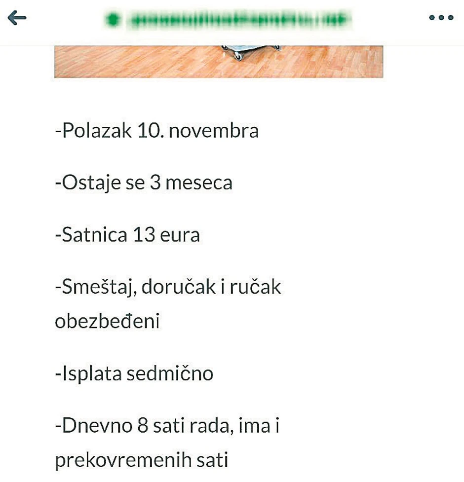 Oglas za posao u Danskoj