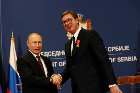 Aleksandar Vučić i Vladimir Putin