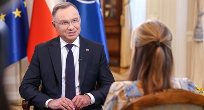 Prezydent Duda w amerykańskiej TV uderzył w stół. "Oni liczą na jazdę na gapę"