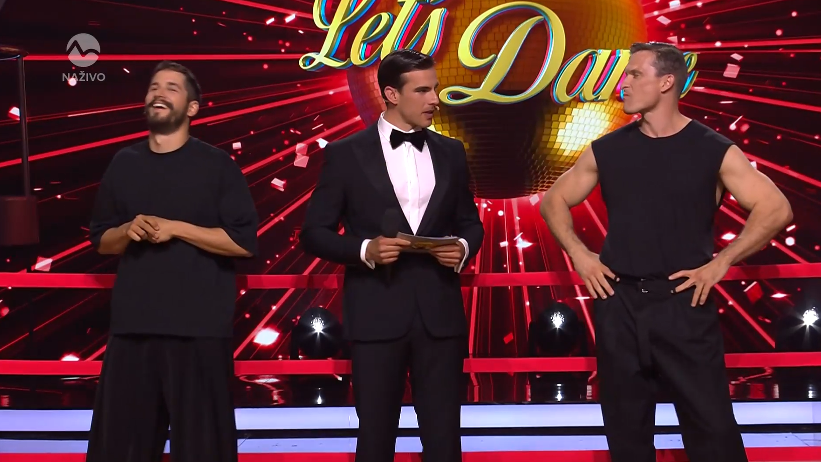 Deviate kolo 11. série tanečnej šou Let's Dance - Jakub Jablonský, Adam Bardy a Ján Koleník počas tanečného súboju o vstupenku do finále. 