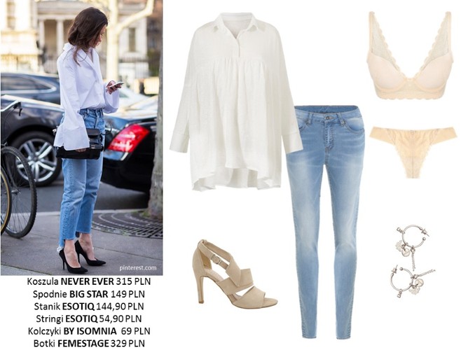 STYLIZACJE z jeansami na wiosnę 2013