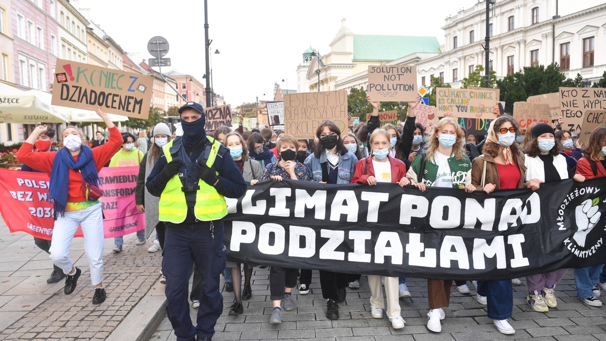 Młodzieżowy Strajk Klimatyczny w Warszawie