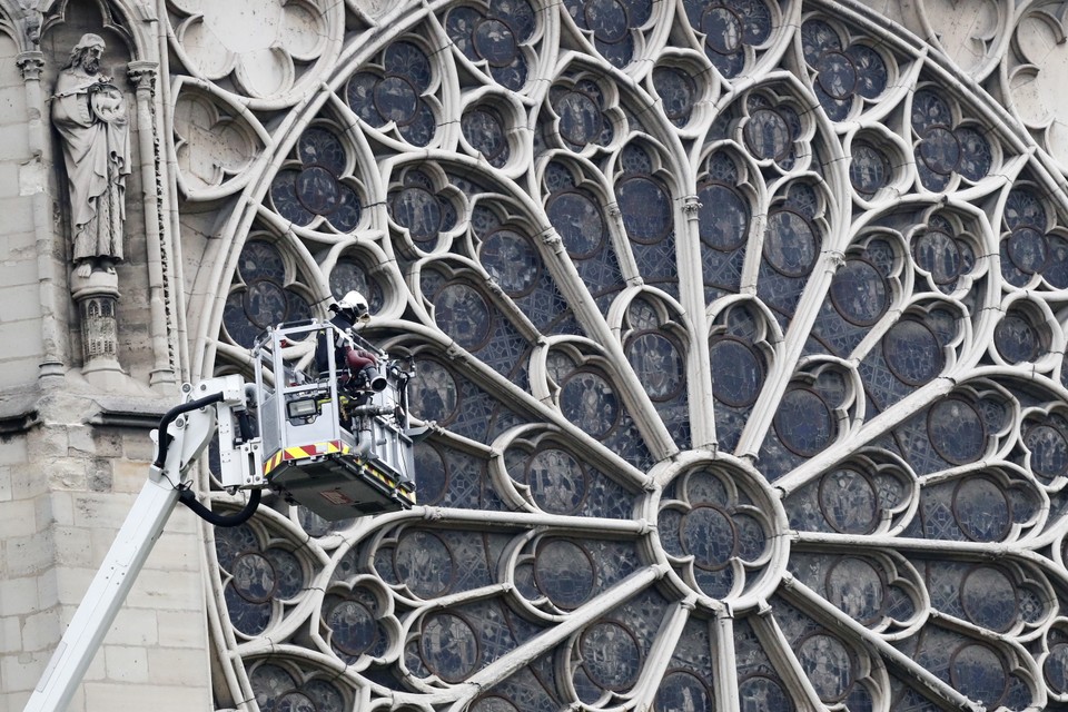 Katedra Notre Dame po pożarze