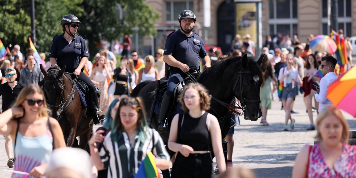 Tłumy na Paradzie Równości w Warszawie. 