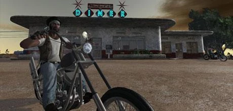 Screen z gry "Ride to Hell"