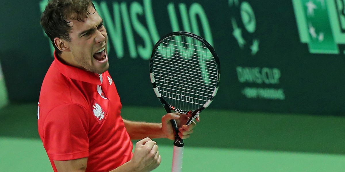 Jerzy Janowicz Puchar Davisa Polska Litwa