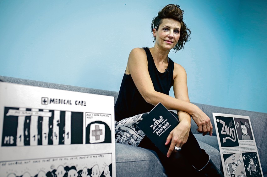 Aleksandra Jelić, diplomirana pozorišna i filmska rediteljka, osnivač je "Apsart centra za pozorišna ispitivanja"