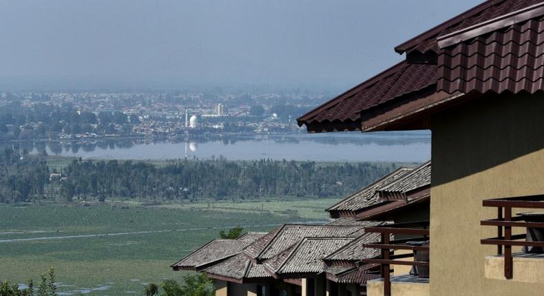 Most hotels around the picturesque lake in Srinagar are shuttered