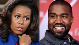 Michelle Obama et Kayne West