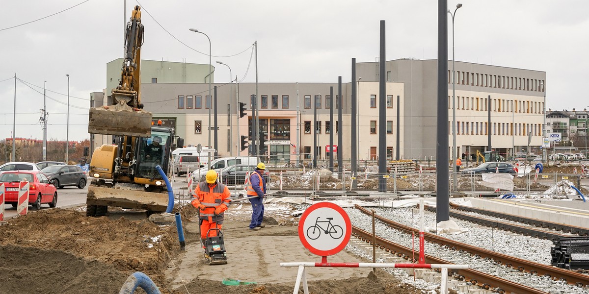 Prace przy budowie Nowej Warszawskiej trwają. 