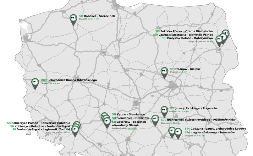 Nowe drogi w Polsce - przetargi ogłoszone w 2023 roku