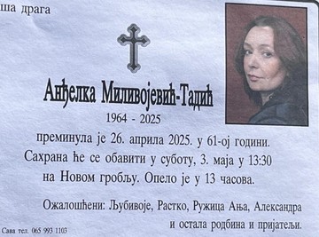 Beogradska pozorišta teško da pamte bolje odigranu ulogu u ovom veku od njene: Navršila se godina od smrti Anđelke Milivojević!